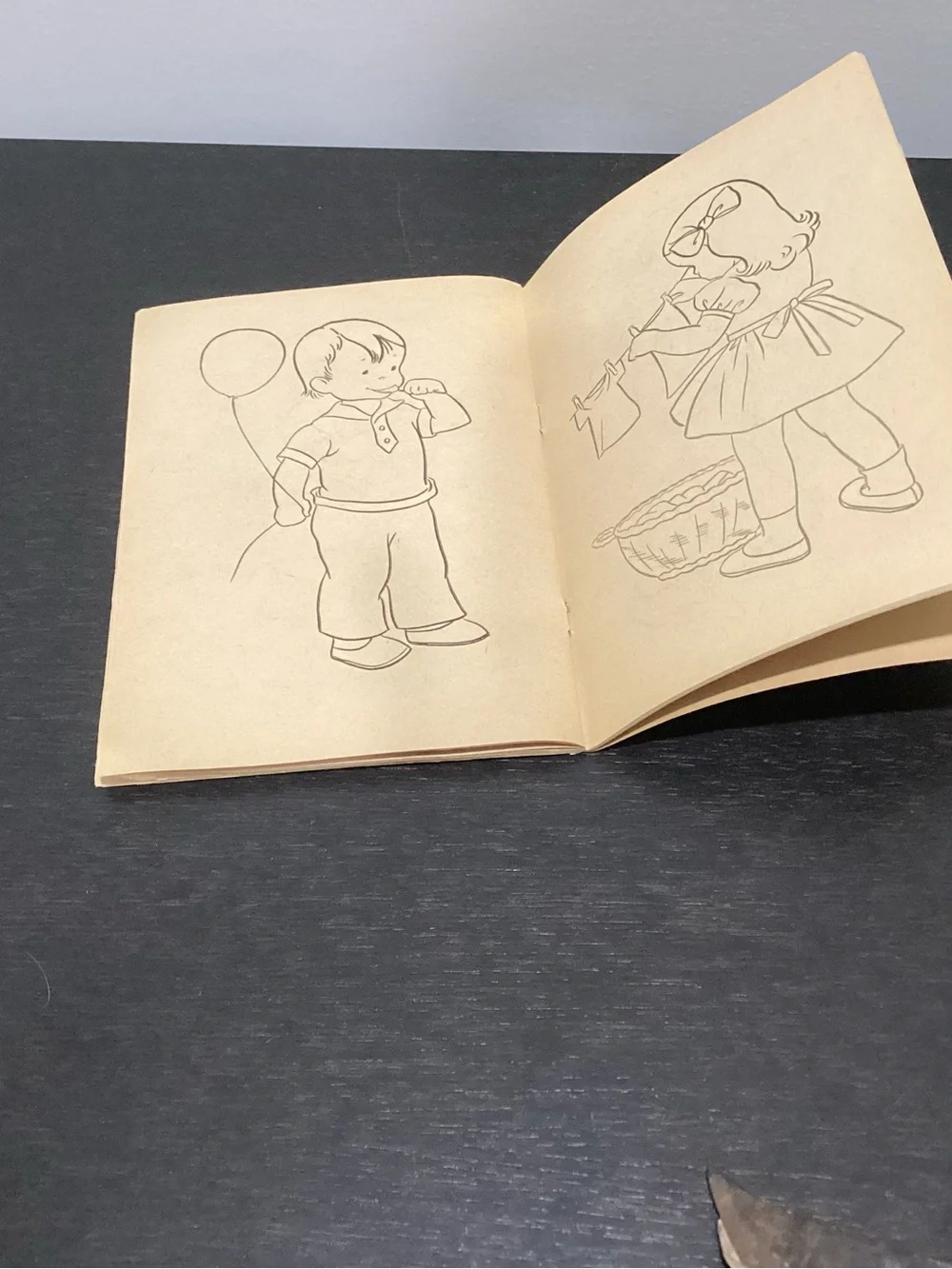 Coloring book vintage 1912 vintage